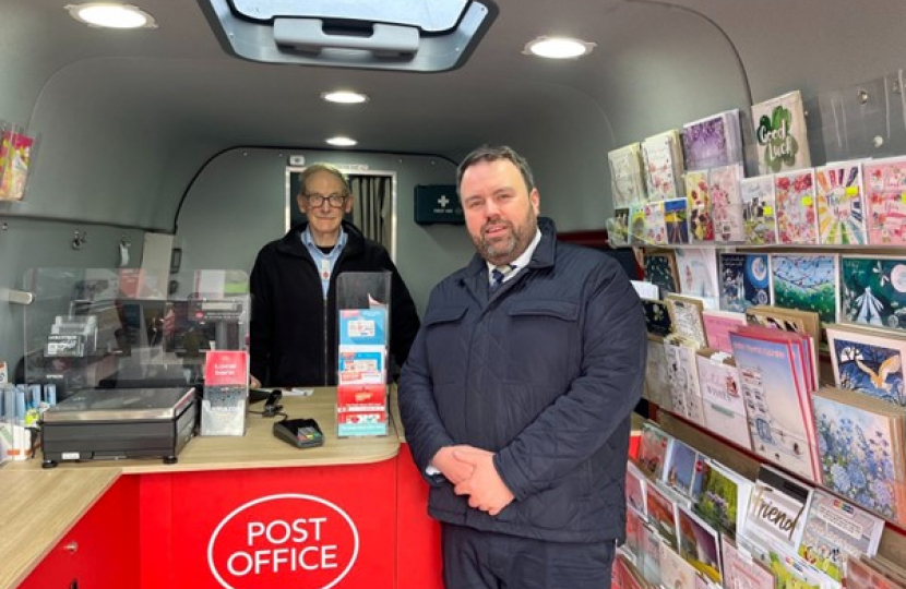 CL and the Post Office van 