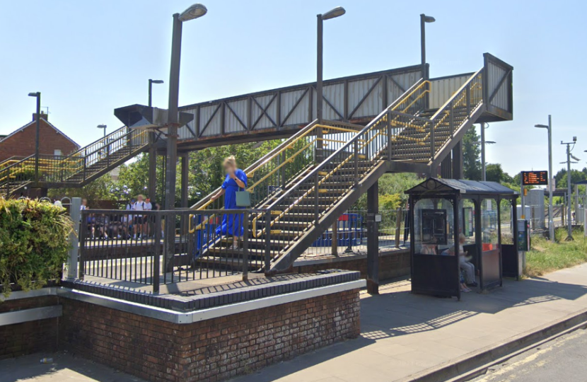 Dorchester South footbridge