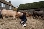 Chris Loder MP with his dog, Poppy