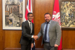 Chris Loder MP with Chancellor Rishi Sunak